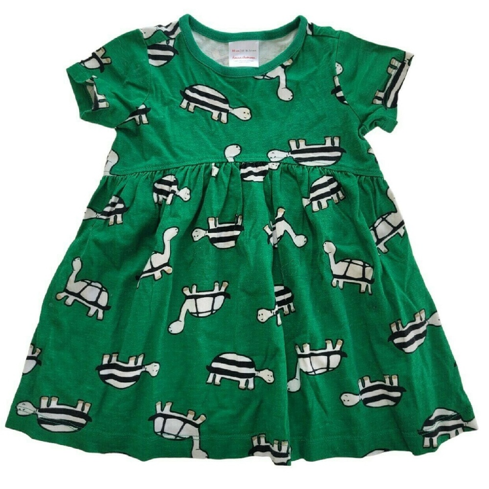 🐢Hanna Andersson girls turtle print dress